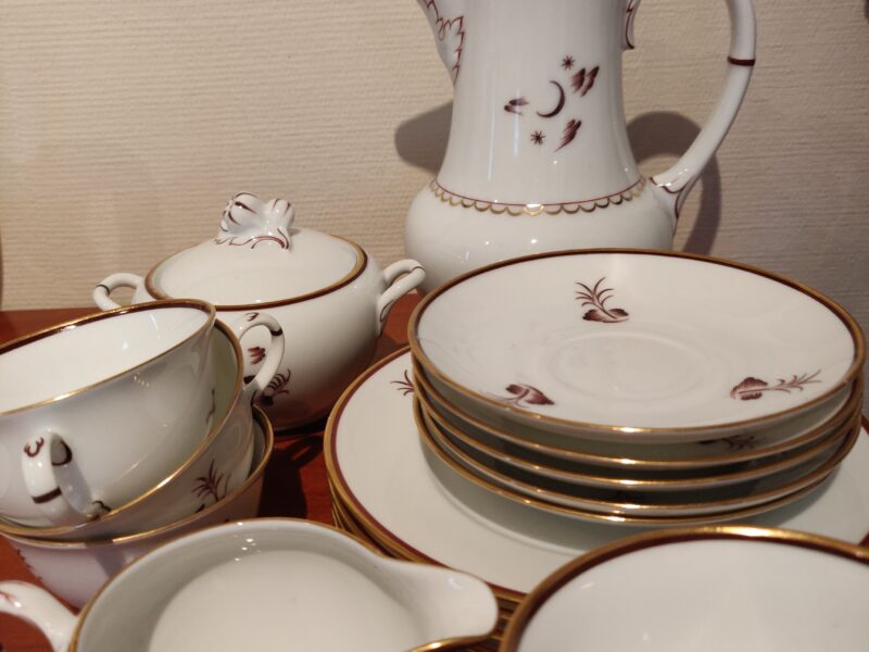 Lunchfokus och försäljning av kaffeserviser