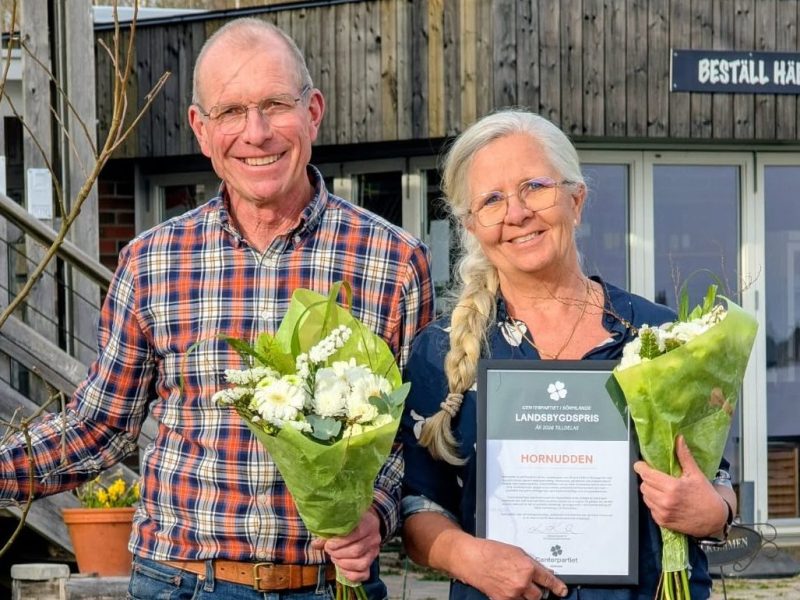 Vilken överraskning! Vi fick Centerpartiets landsbygdspris!!