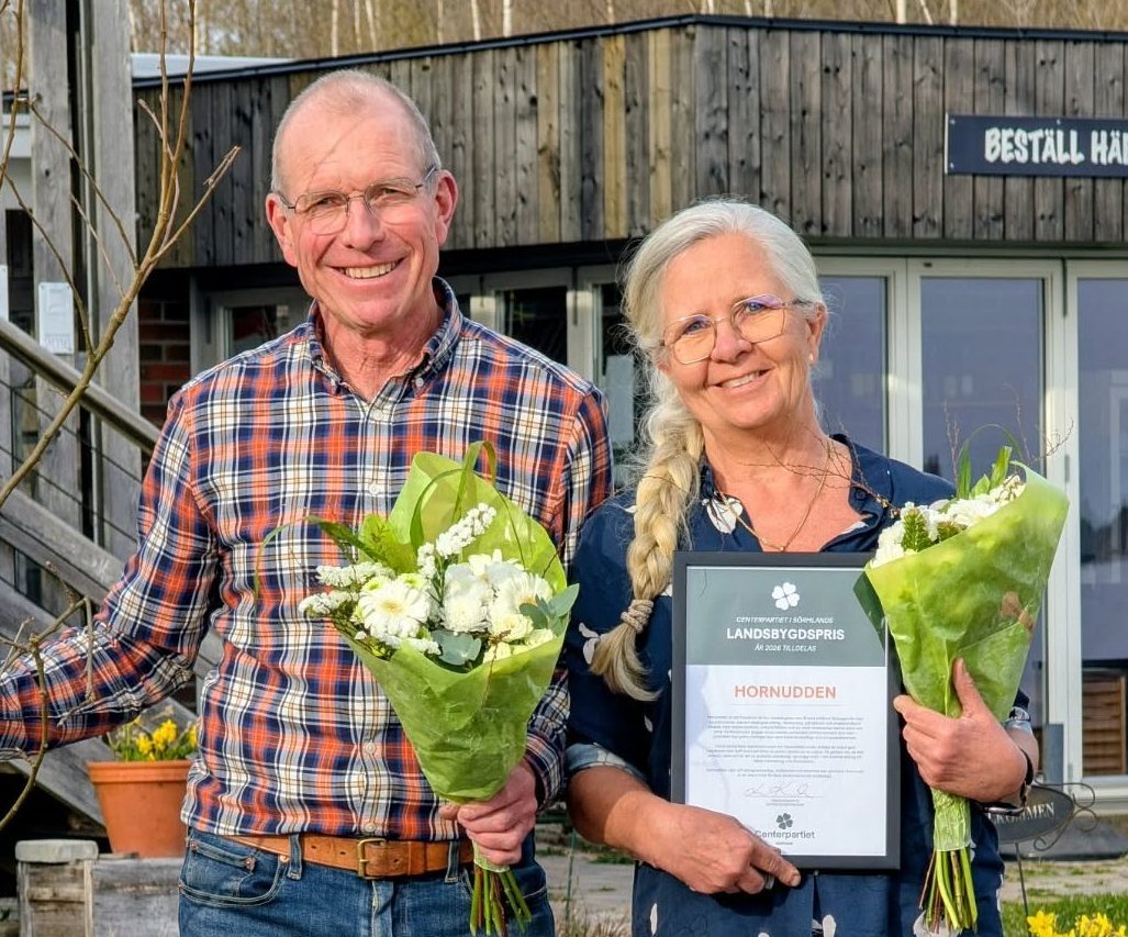 Vilken överraskning! Vi fick Centerpartiets landsbygdspris!!
